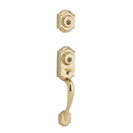 Kwikset Montara Exterior Double Cylinder Handleset Trim 554MNH-3-SMT-RCAL-RCS-LIP